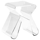 Poly and Bark Mag End Table, Clear
