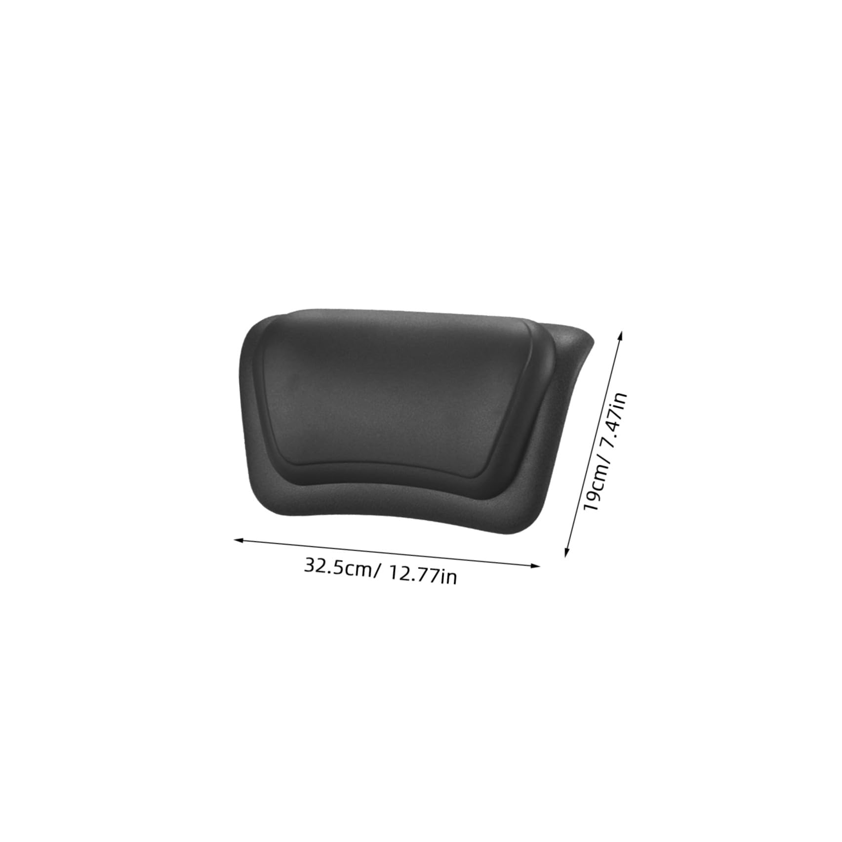 TOYANDONA Cuscino Cervicale per Vasca da Bagno con Ventose Antiscivolo 325x190x41mm, Poggiatesta Ergonomico e Lavabile, Accessorio Spa per Relax Donna e Benessere Bagno