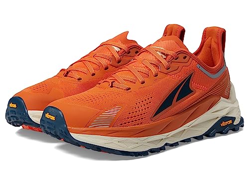 ALTRA Men's Olympus 5 Trail Running Shoe, Burnt Orange, 9