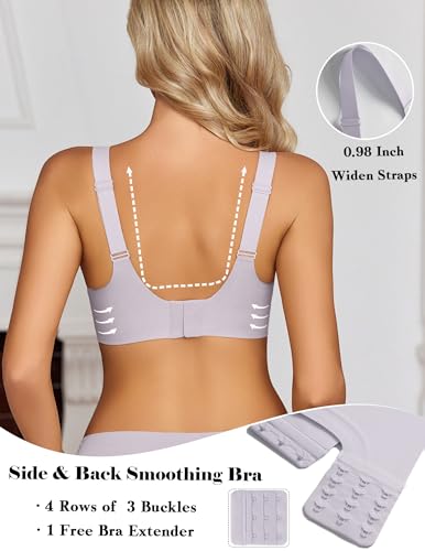 Image of Avidlove Wireless Bra for Women Seamless Push Up Full Coverage Bra Comfort Bralette Support Everyday Bra
