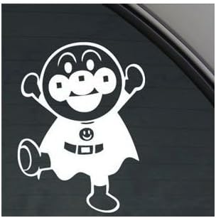 Amazon アンパンマン 漫画 アニメ ホワイト色 装飾 Macbook 家庭装飾 アート 車 ビニール壁アート ノート ノートパソコン 車壁 型抜きステッカー ウォールステッカー オンライン通販