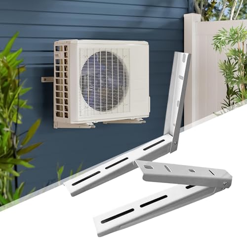 Équerre murale mini split en métal robuste 35x45 cm pour climatiseur extérieur - 3