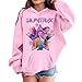 Imagen de D-Demon K-Pop Merchandise Sudadera para niñas Sudadera con Estampado X de Bruja K-Pop de Manga Larga Sudadera para niños Top Casual