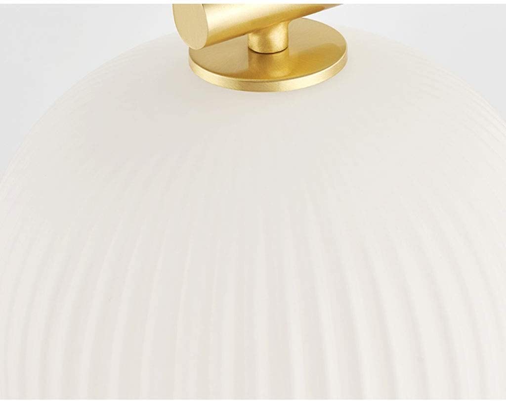 Lampa Podłogowa Nordic Metalowa Lampa Podłogowa W Paski Klosz Szklany Marmurowa Podstawa Stojąca Do Salonu Sypialnia Sypialni Salonu