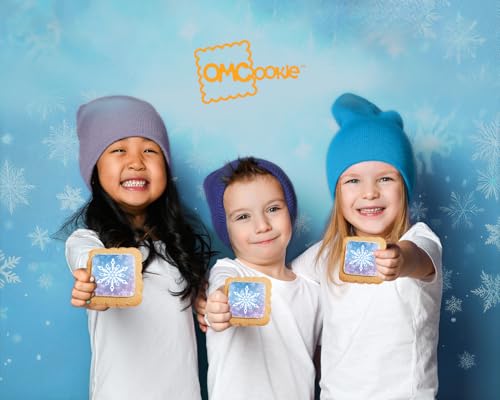 image for OMCookie Snowflake Cookies Frozen in Individually Wrapped Snowfake Win