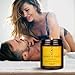 Scented Massage Candle Monoi de Tahiti - Soy Wax Candle 3.5Oz - Relaxing Massage Candle - Blend of Coconut & Almond & Monoi de Tahiti Oils - Vanilla Oleoresin - Skin Care - Beauty - Aromatherapy