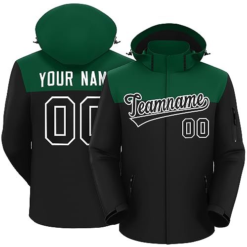 KXK Custom Jackets for Men Women Design Your Own Windbreaker Stitch Personalzied Hoodie with Name Number Logo