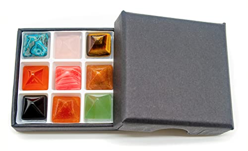 Imanes de cristal para refrigerador 9 piezas coloridos miniatura 2
