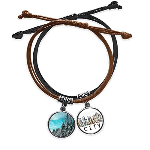 Pine Nuages Ciel Bleu bracelet corde au poignet pour vos sorties d'été