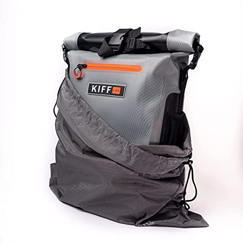 Sac à dos étanche 35 L en tissu 840D écoresponsable gris