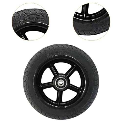 Amagogo Substituição de pneu sólido para scooter, kit de aro e pneu, componentes de peças de reparo