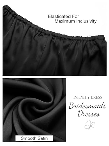 GORAIS Women Infinity Dress for Bridesmaid Long Evening Maxi Wrap Dresses Convertible Prom Wedding Gown3