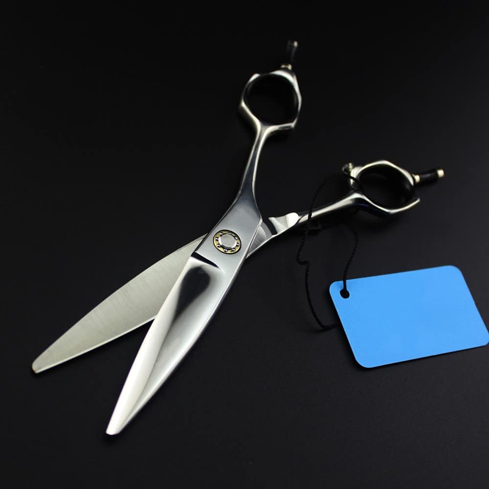 Professional Hair Cutting Shears, 6 inch Professional Japan 440c Steel Upscale Bearing Scissor Cut Hair Scissors Cutting Barber Haircut Shears Hairdressing Scissors (Scissor
