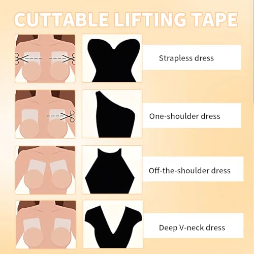 Dmrbiy 1 Paire Soutien Gorge Adhesif,Push Up Adhesif pour Femmes,en Silicone Soutien Gorge Invisible,Réutilisables,Adaptées À Un Usage Quotidien Et Aux Tenues De Soirée,Couleur Chair – vue 6