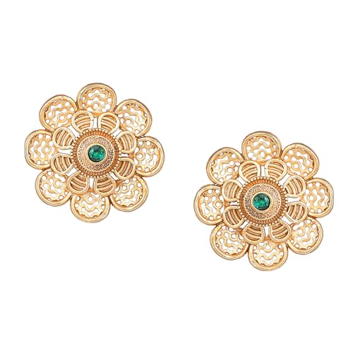 See full amazon price history chart for Estele Fashion Jewellery Stud Earrings for Girls and Women Gold Plated Captivating Floral Designer Green Crystals Embellished Matte Finish Stud Earrings/Ear Tops for Girls and Women-AD-116/713-IGGN ER Estele Fashion Jewellery Stud Earrings for Girls and Women Gold Plated Captivating Floral Designer Green Crystals Embellished Matte Finish Stud Earrings/Ear Tops for Girls and Women-AD-116/713-IGGN ER (B0D818385K) Amazon Price History, Amazon Price Tracker