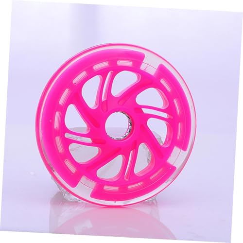 Ruedas de entrenamiento para bicicleta SUPVOX 2 piezas, ruedas auxiliares de PU brillantes con rodamientos para niños, soporte seguro y silencioso para aprender a montar miniatura 5