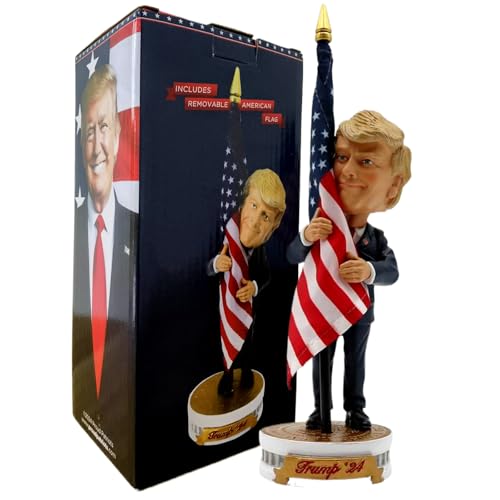 yema - yema Trump Bobblehead Collectibles, Trump Figurine Merchandise Bobble Head Trumpinator Trump Gifts for Supporters, Patriots, Dads, Men, Friends