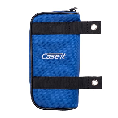 Image of Case it Pencil Case | 6-Pack | PLP-150-CLR Blue