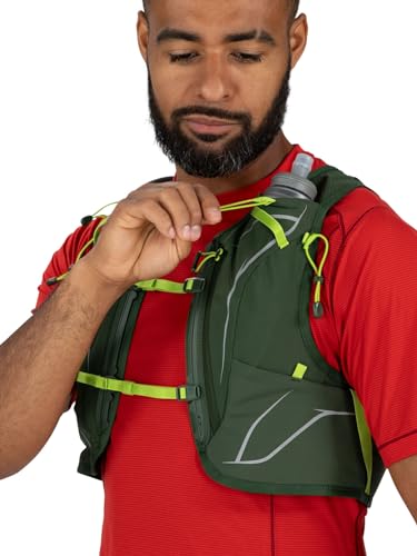 Osprey Duro 1.5L Men's Running Hydration Vest with Hydraulics Reservoir, Phantom Grey/Toffee Orange