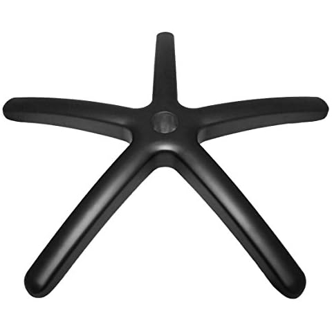 Heavy Duty Replacement Office Chair Base - 28" Aluminum Black - S4180-2 Cover