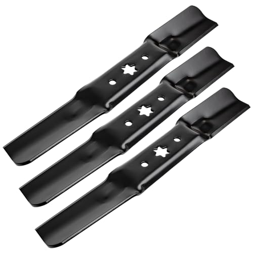 Fourtry 942-05052A 2-in-1 Medium Lift Blades Compatible with 50 Deck Cub Cad et RZT-L50 L34 S50 XT1 XT2 LT50 GT50 Troy Bilt MTD Craftsman G8200 Mowers Replace for 742-05052A 330-052 3 Pack
