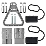 Material: el conector rápido de batería de 175 A está hecho de materiales ignífugos de PC y acero de resorte. Con fundas de goma ajustadas, protege contra el polvo, la humedad y la corrosión.