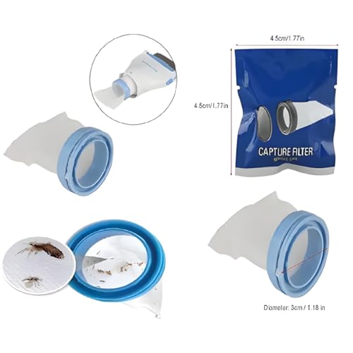 Image of V COMB 6 Pack Capture Filter for V-Comb Capture Filter Traps Head Capture Filter 6 Capture Filter (6 Capture Filter)