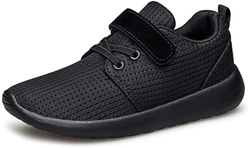 Image of TOEDNNQI Boys Girls Sneakers Kids Lightweight Breathable Strap Athletic Running Shoes for Little Kids /Toddler
