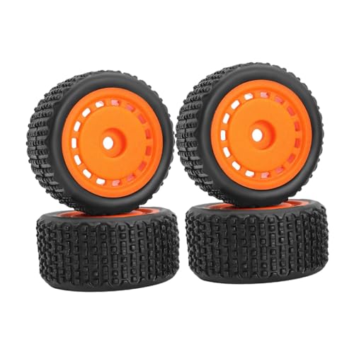 Xgdsnly 4�� �^�C���z�C�[�� �g���N�V���� �z�C�[������ �ϋv�݌v �z�C�[���n�u �y�ʍ\�� RC�J�[ �N���[���[ �g���b�N�p 7mm�w�b�N�X �g���ȒP �DIY�ɓK�p, Orange