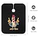 Funny Chicken Fashion Barber Cape Apron Waterproof Hair Cutting Cape with Adjustable Closure
