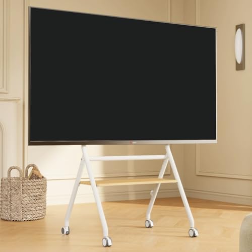 Soporte móvil para TV con ajuste de altura y ruedas miniatura 1