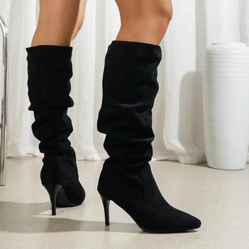 Botas de media caña para mujer con tacón estable que estilizan sin cansar tus pies 5