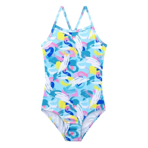 Image of BAYIMEE Girls One Pieces Swimsuit Cute Swimwear Bathing Suits 2-12 Years