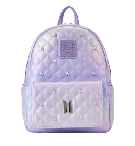 Loungefly Mini sac à dos avec logo BTS Violet irisé, violet