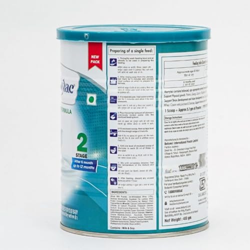 Image of Momylac Follow-Up Formula Stage 2 for Babies 6 to 12 Months with Whey Casein Calcium Phosphorus Iron & Folic Acid