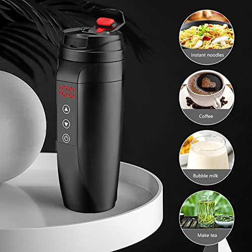 lifcasual 12V / 24V 90W Carro Aquecedor Copo Água Quente Chaleira Elétrica Caneca Garrafa De Aço Ino