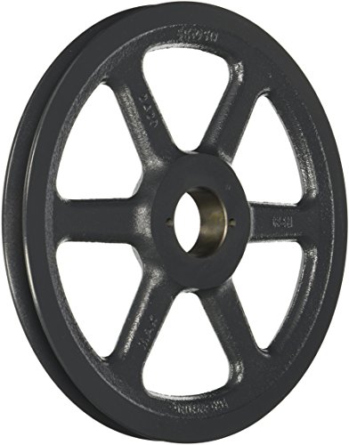 Browning BK105H Bushed Classical Gripbelt Sheave, 4L or A, 5L or B Belt, 1 Groove, Uses H Bushing