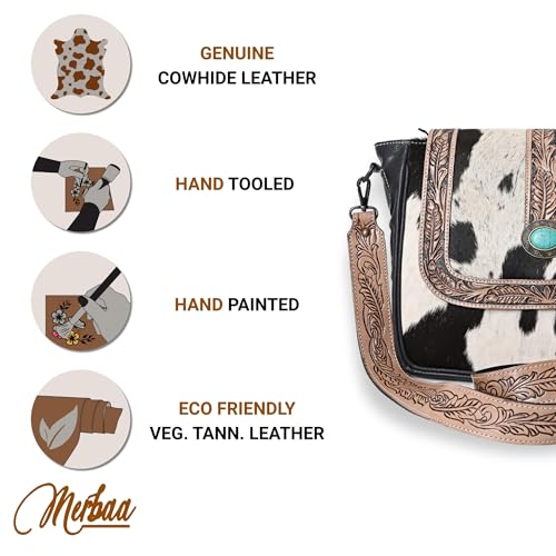 Women Natural Cowhide Leather Hand Bag With Adjustable Detachable Strap3
