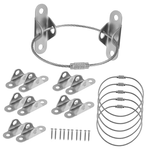 LRXIYODE 6セット 防倒固定器 家具転倒防止ストラップ 耐震 地震対策 家具固定具 壁取付簡単 多用途キャビネット用