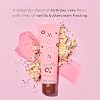 Moon x Sprinkles Birthday Cake Flavored Toothpaste 4.2 Oz, for Kids 6& Adults, Fluoride Free Toothpaste, Gentle Teeth Care, SLS & Sugar-Free, Vegan, Low Foaming with Hints of Vanilla Buttercream