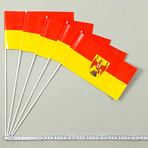 Everflag Papierfähnchen: Burgenland (Österreich) 50 Stück