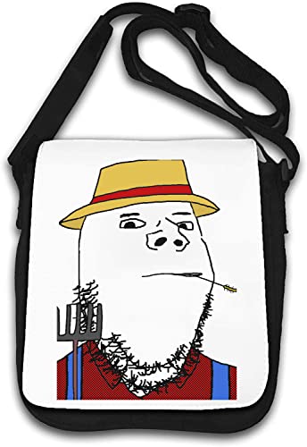 Sac à bandoulière Farmer Wojack blanc : le cadeau meme drôle parfait