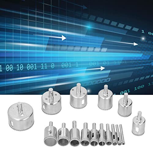 Set de 15 Brocas de Diamante para Vidrio y Cerámica miniatura 7