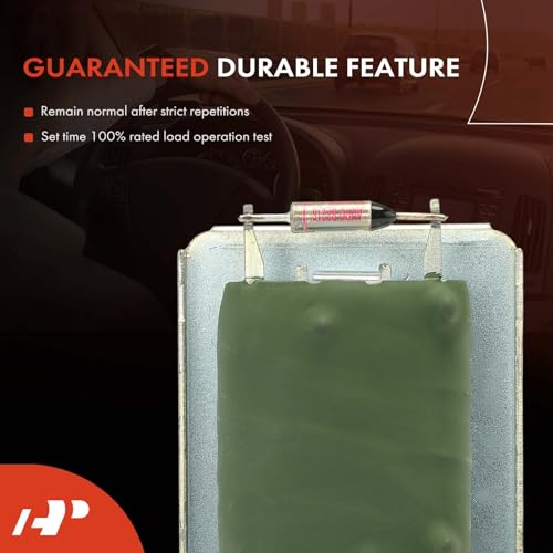 Image of A-Premium Front HVAC Blower Motor Resistor Compatible with Volkswagen | for Passat 1995-2005, Jetta 1993-1998, Cabrio 1995-1999, Golf 1993-1994