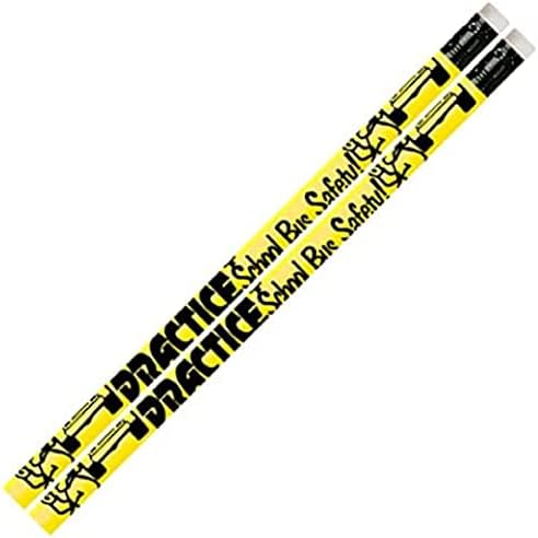 Express Pencils D2019 Practice School Bus Safety - 36 Qty Package - School Safety Pencils image 5