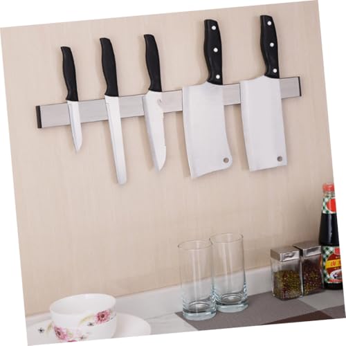 Portacuchillos magnético de cocina de acero inoxidable con soporte pared 8