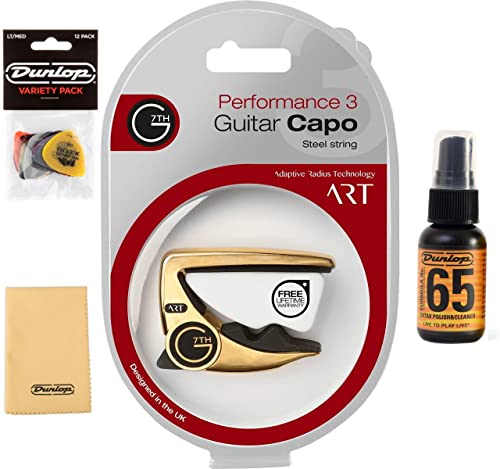 G7th Performance 3 ART Capo - 6���A18kt�S�[���h�v���[�g - �_�����b�v�o���G�e�B�s�b�N�p�b�N�A�v���`�i65�N���[�i�[�|���b�V���A�N���X�t��