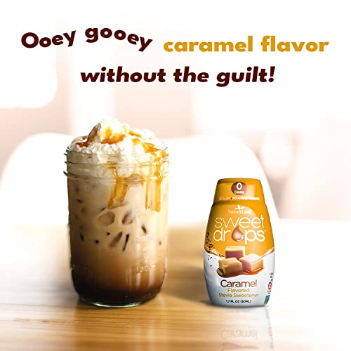 Sweetleaf Sweet Drops Caramel Stevia Liquid Sweetener - Flavor Foods, Keto Coffee With Sugar Free, 0 Calorie, Non-Glycemic Response Sweetleaf Stevia Drops, 1.7 Fl Oz Ea (Pack Of 3) #TOP2