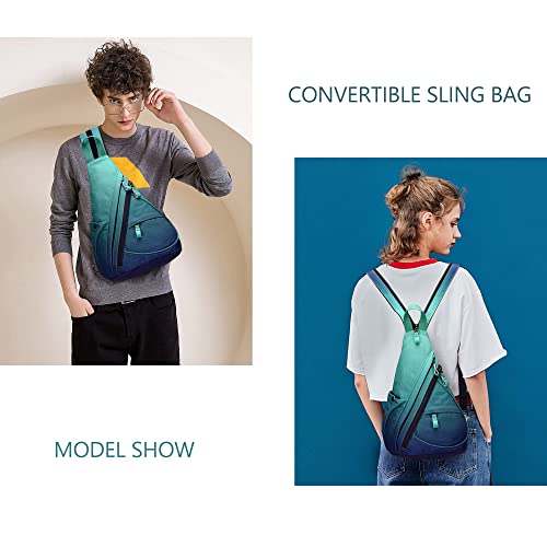 Kl928 Canvas Sling Bag - Small Crossbody Backpack Shoulder Casual Daypack Rucksack For Men Women #TOP5