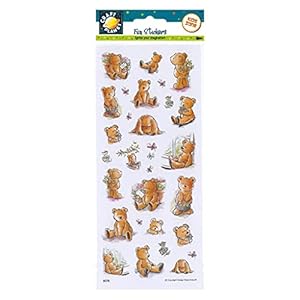 Craft Planet CPT 6561070 Stickers, Tiermuster, Multi, Einheitsgröße